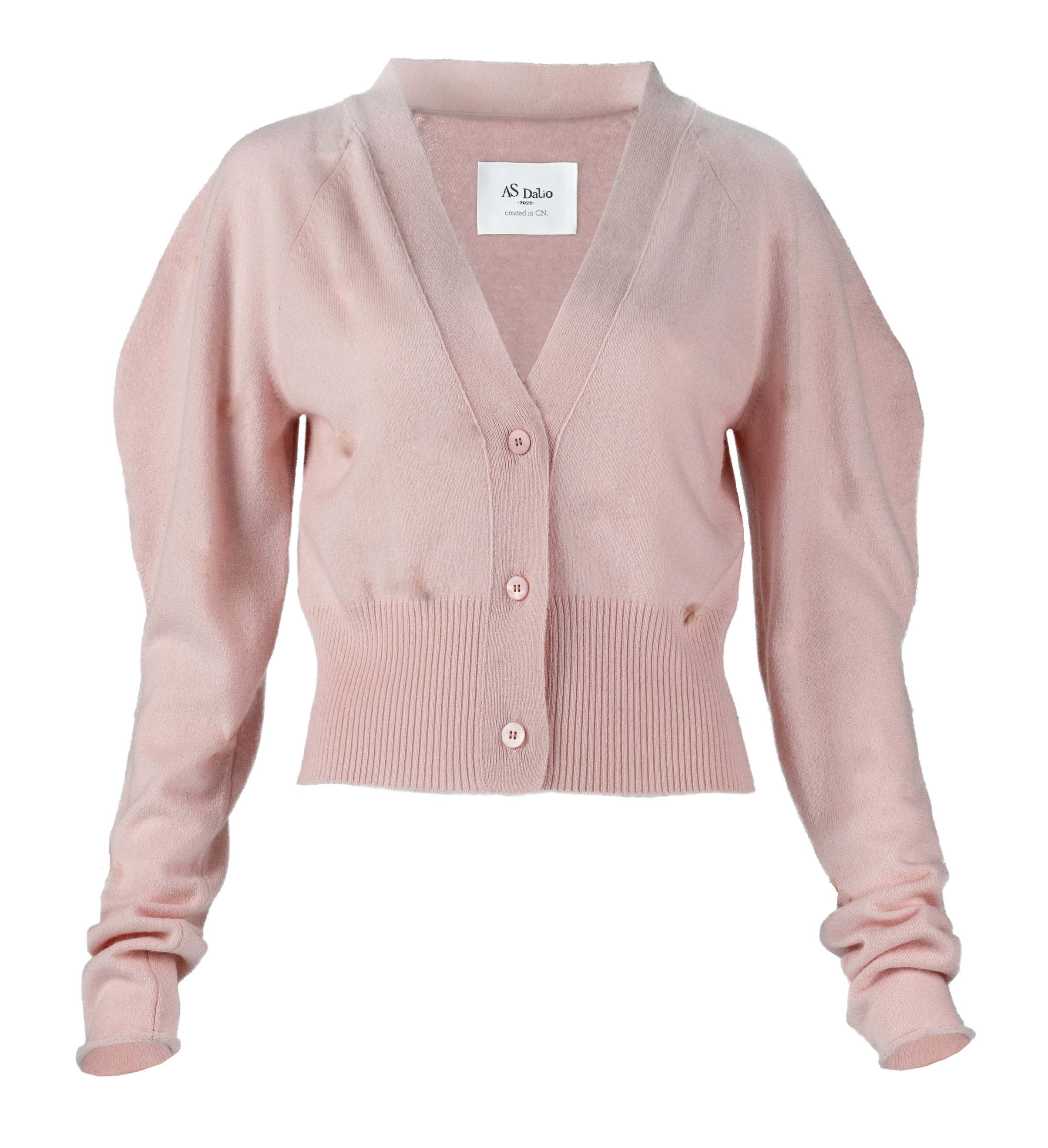 Pink cashmere cardigan