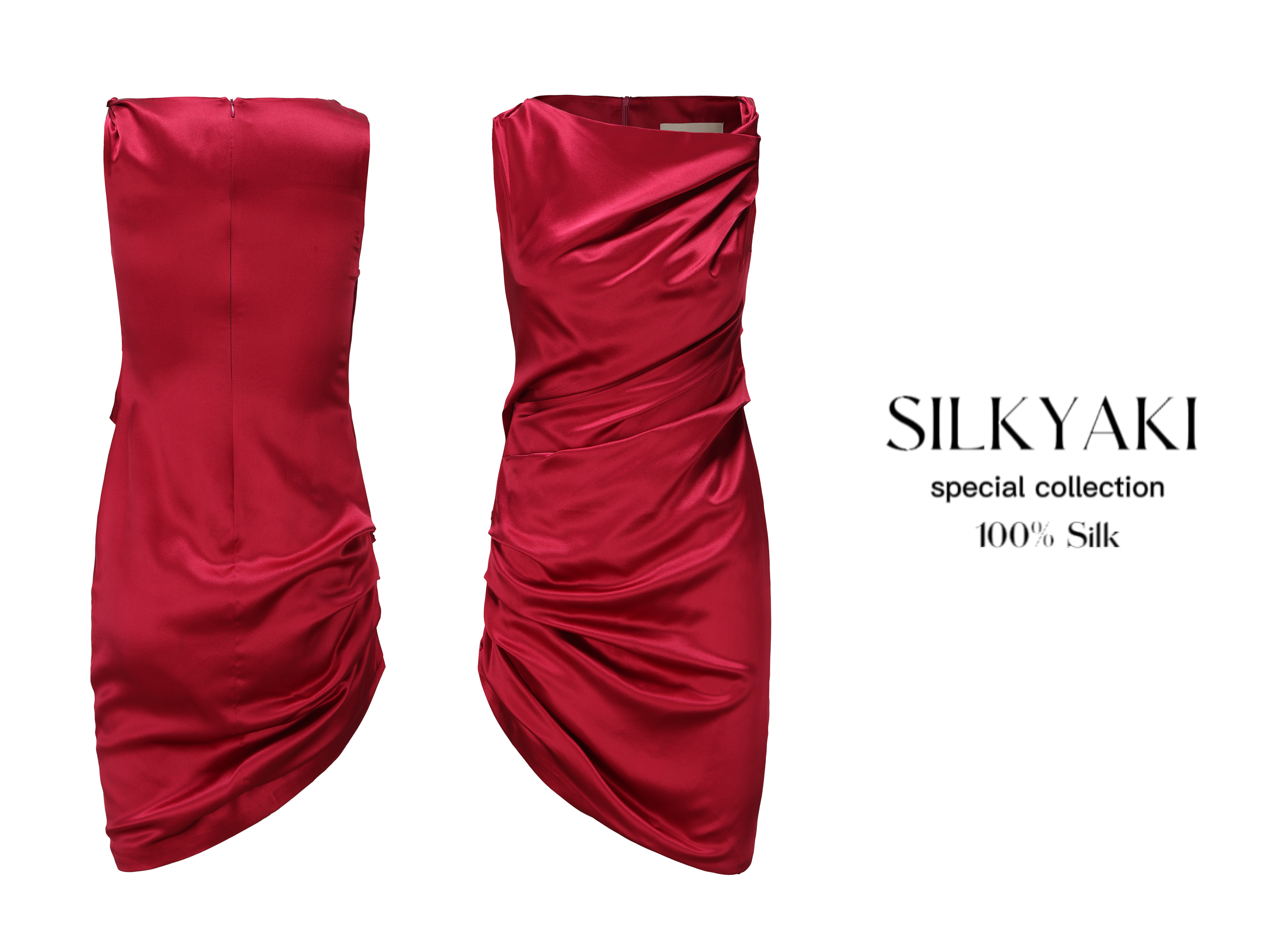 Cocktail dress burgundy