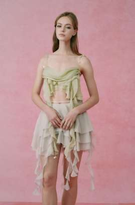 green skirt