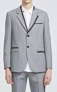 gray suit