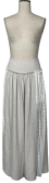 White lace paneled wide leg culottes - Image 1