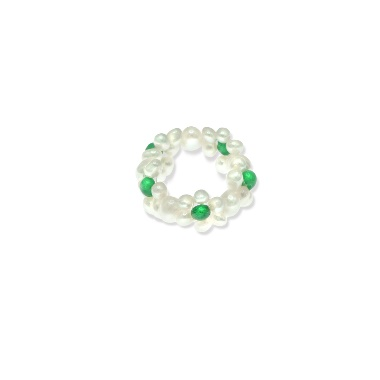 Pearl Handwoven Ring - Image 1