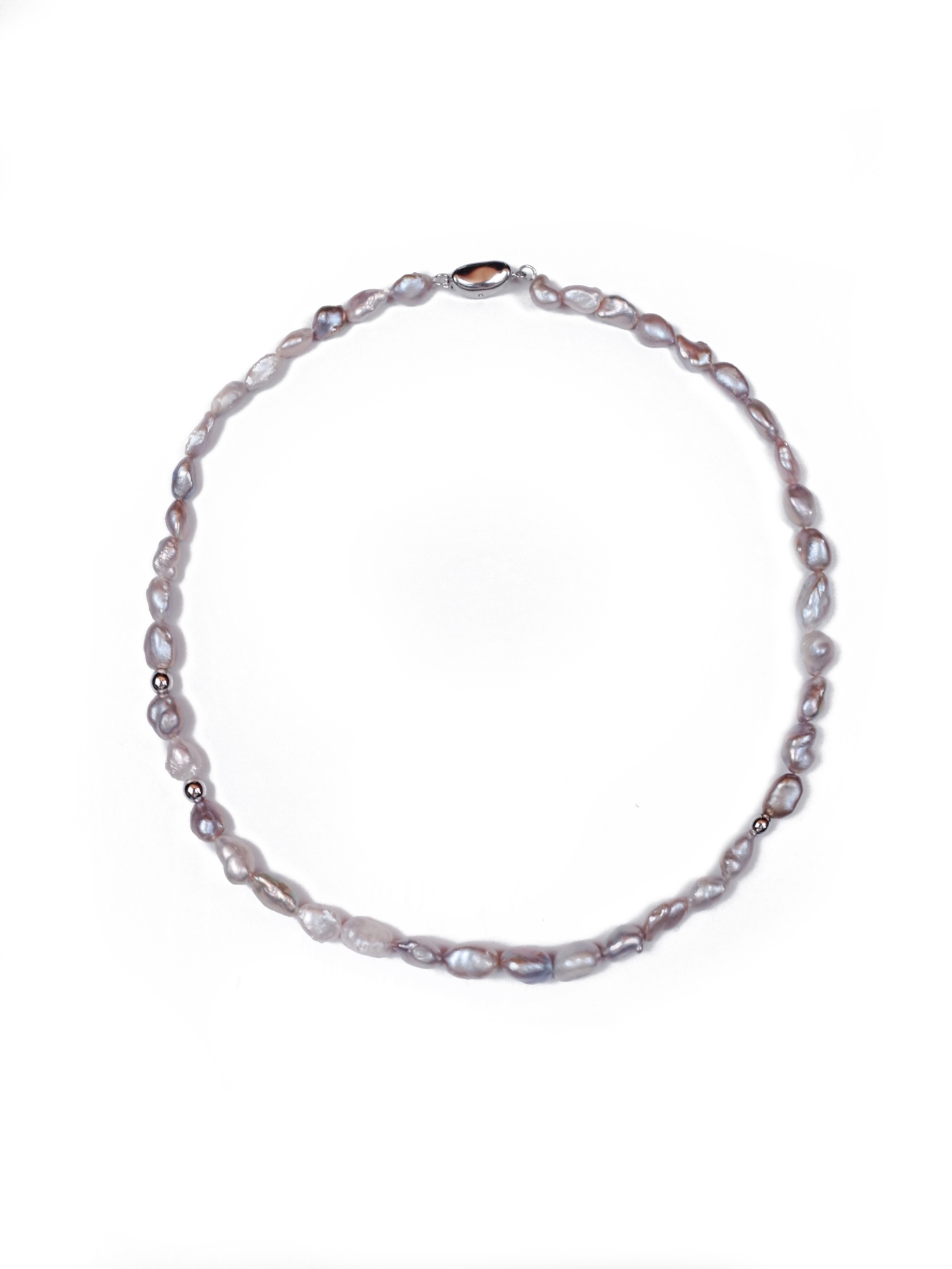Posey Genderless Shaped Pearl Necklace