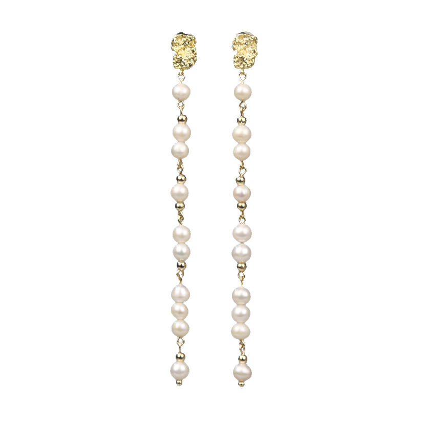 Doudou pearl earrings (gold)