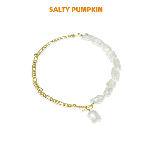 Natural Baroque Pearl Necklace