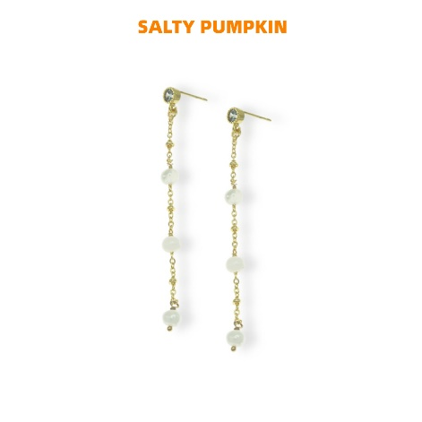 natural pearl earrings - Image 1