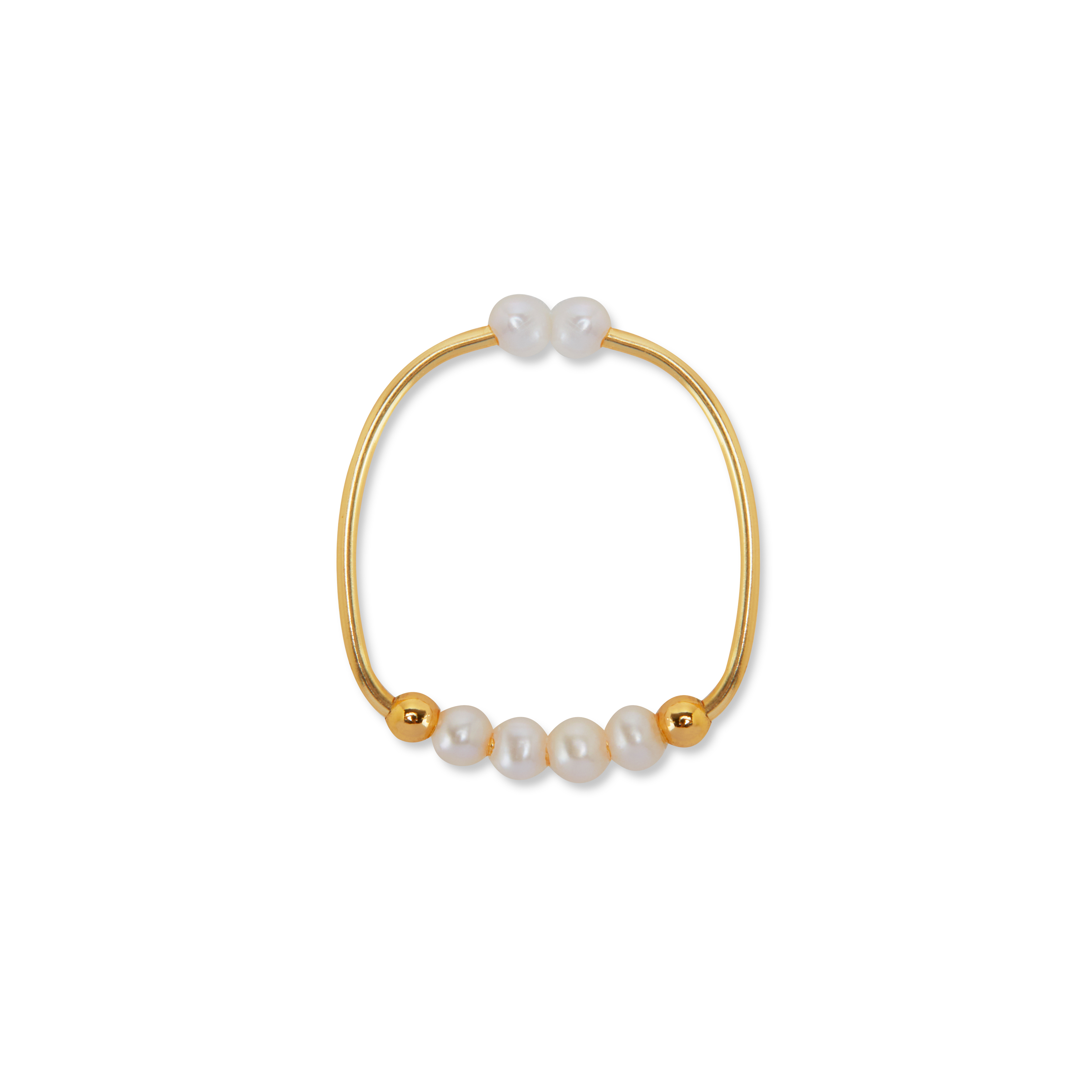 Clustered Beads Adjustable Ring