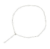 Fashionable DNA body chain/sweater chain (silver)