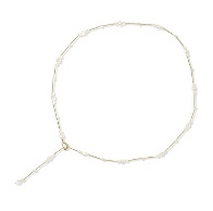 Fashionable DNA body chain/sweater chain (gold)