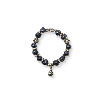 Natural Baroque Pearl Bracelet (Ladybird)