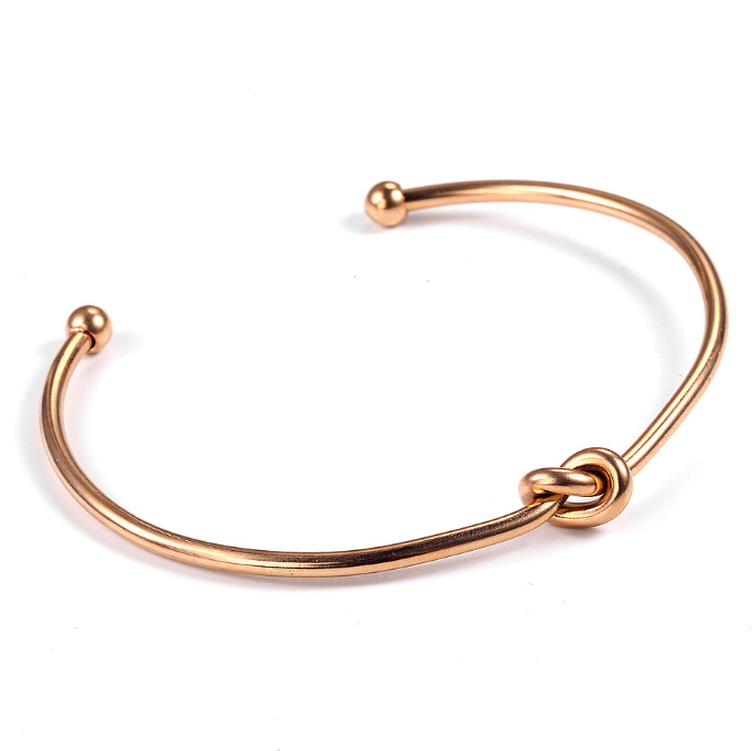 INS style knotted open bracelet - Image 1