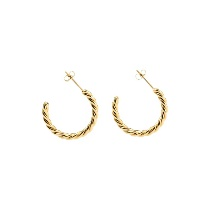 ins style twist earrings