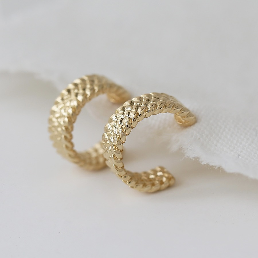 Handmade metal earrings