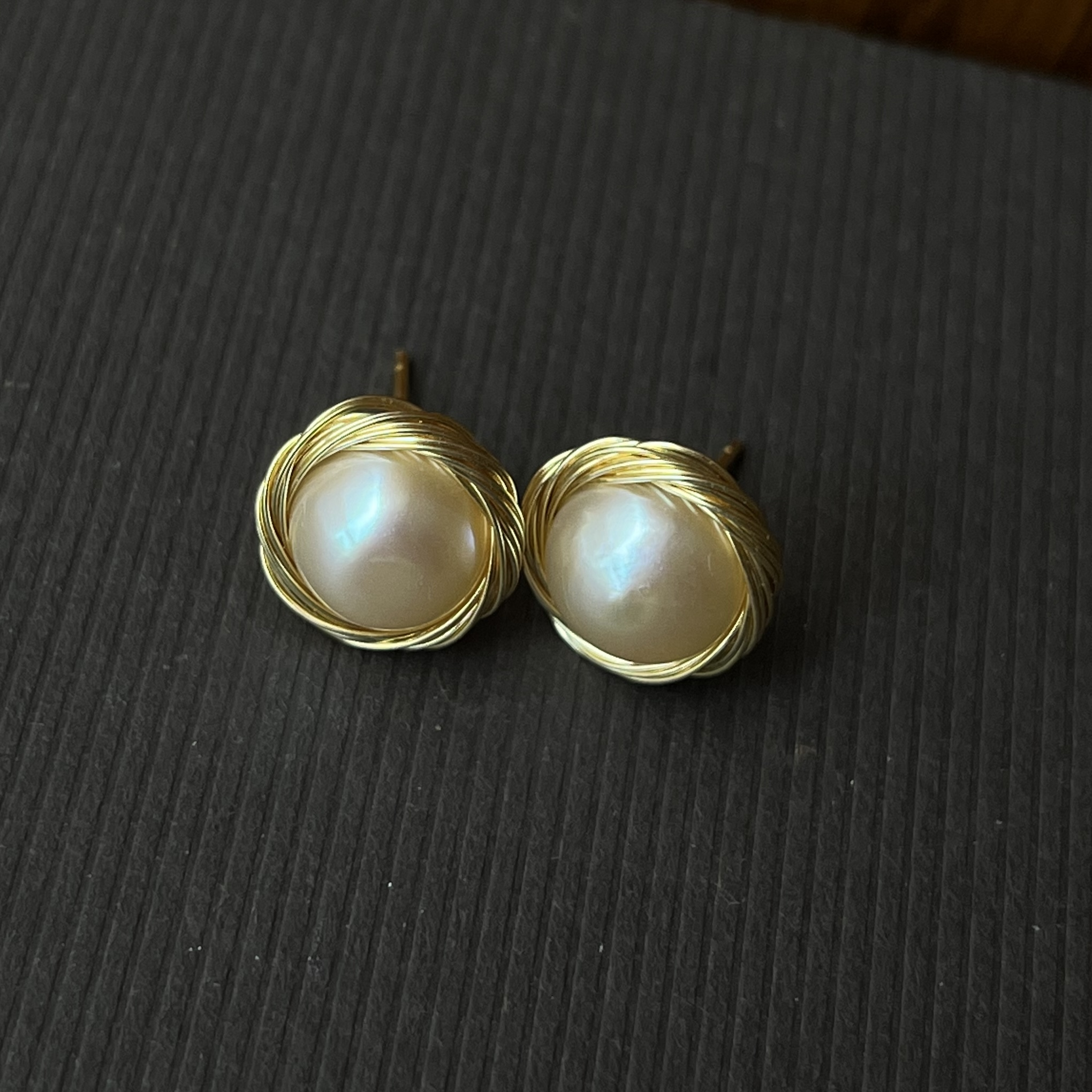 natural pearl earrings