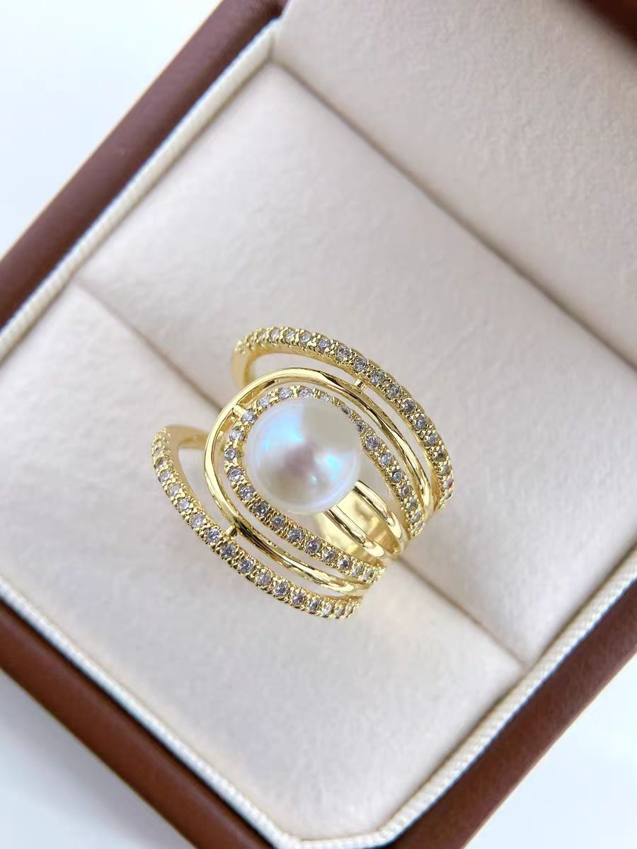 French fashion classic ring (gold) - Image 1