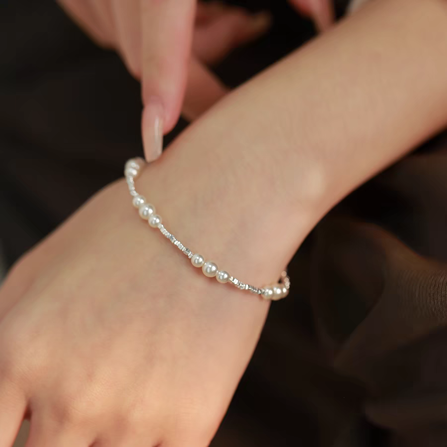 Starfish natural pearl bracelet