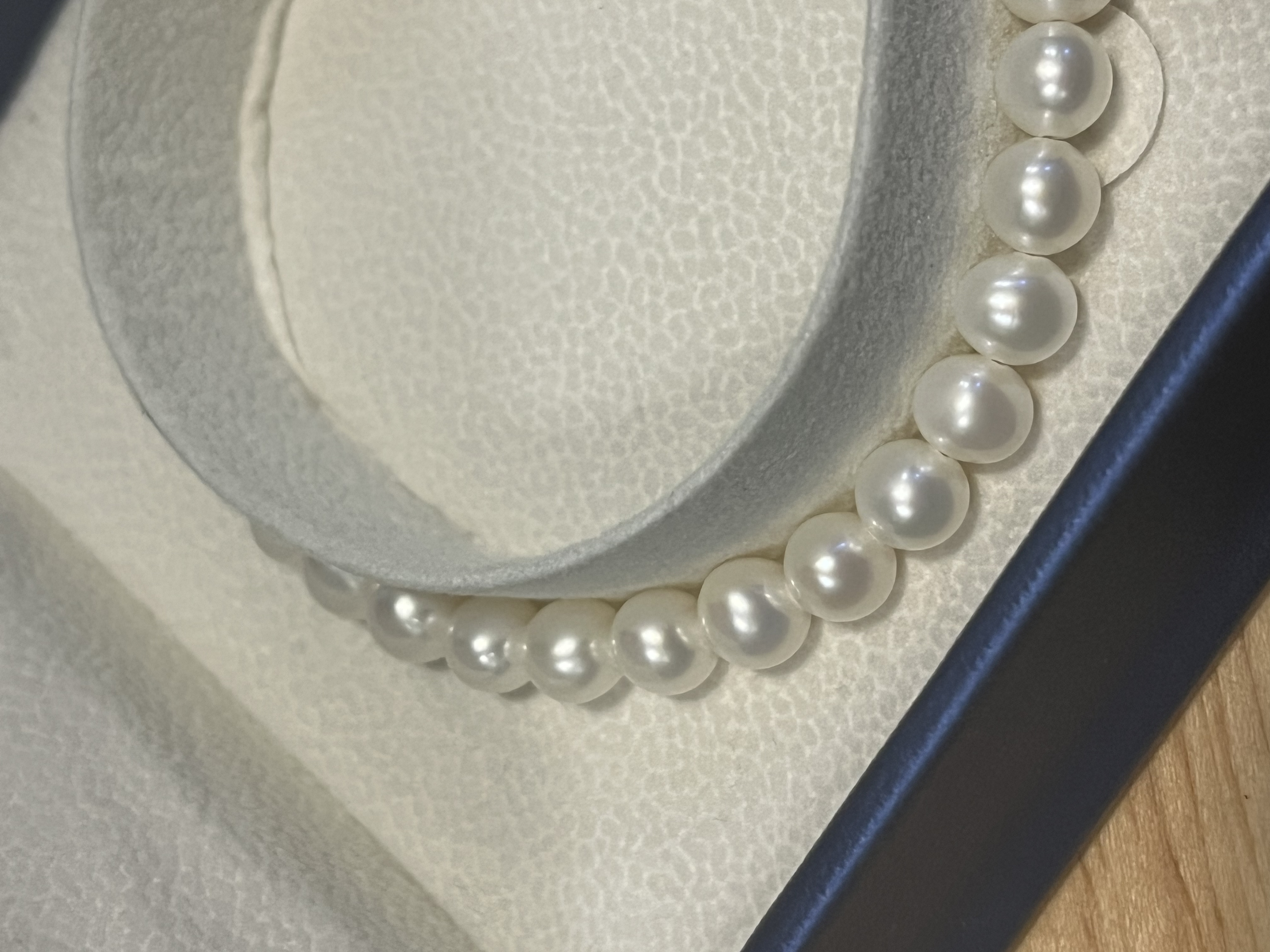 3-3.5mm Classic Pearl Bracelet (Silver)