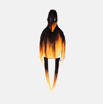 Fire gradient big alien (both eyes)
