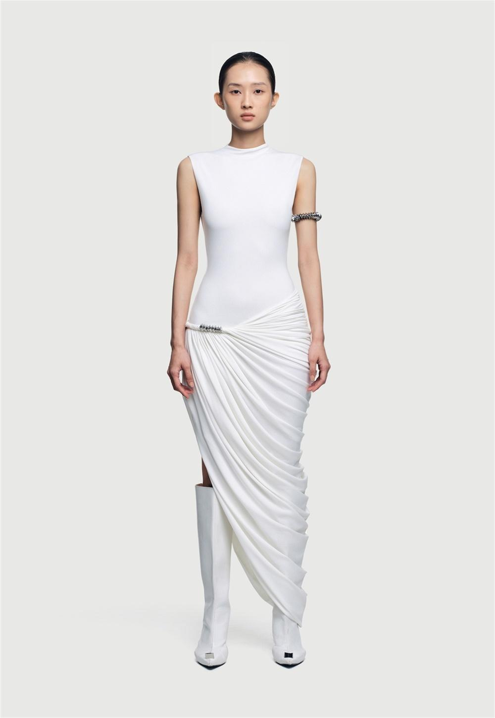 CELESTIAL dress white