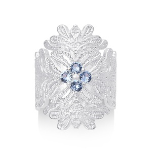 Flowery lace wide ring-spinel