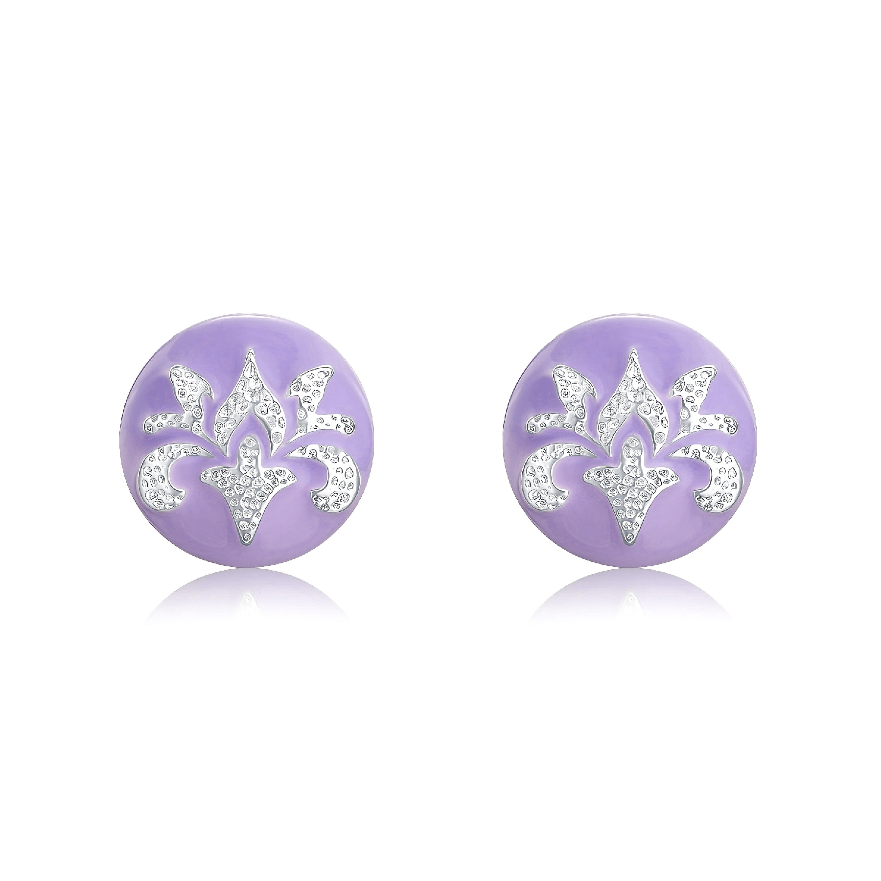 Doudou earrings purple