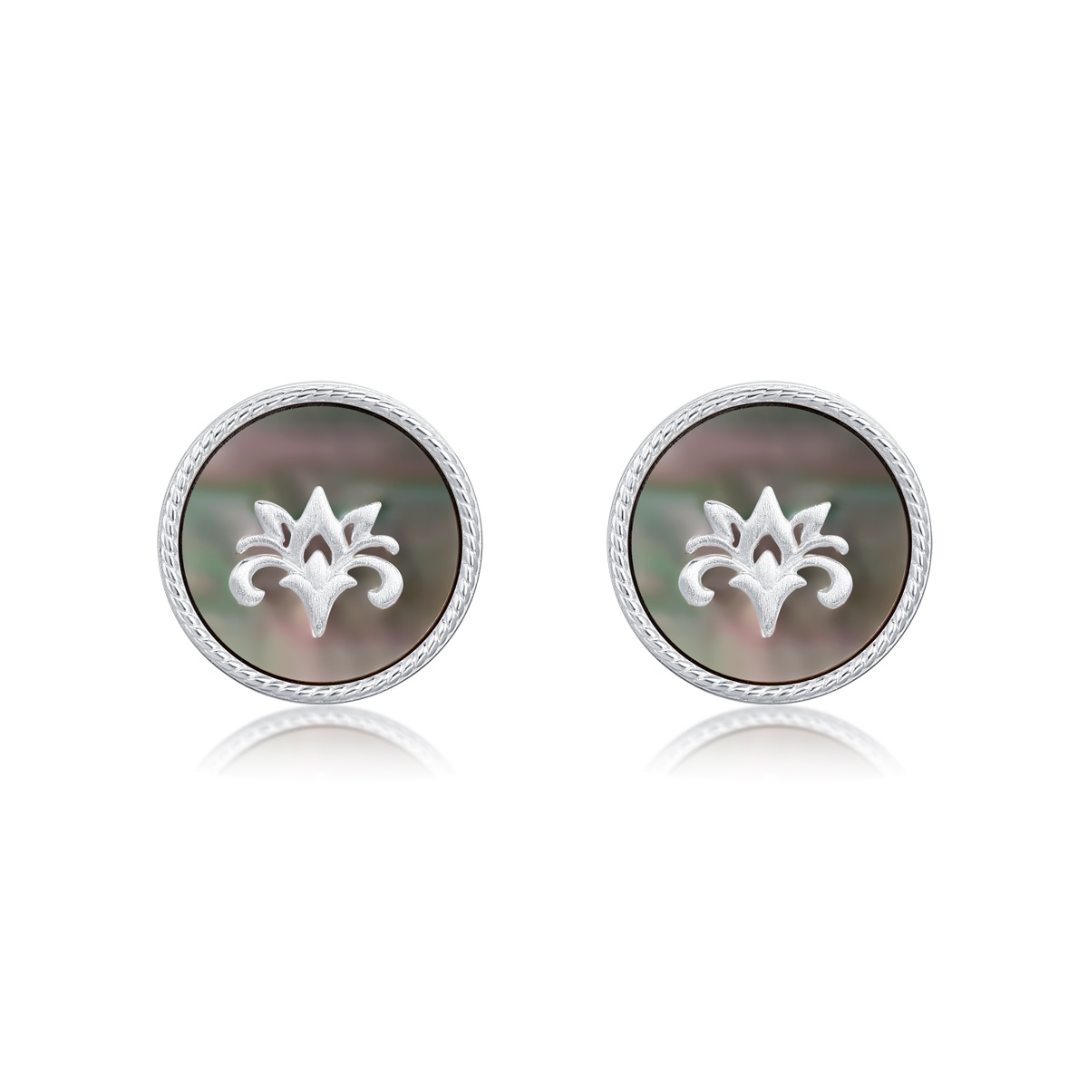 Black Fritillary Honeysuckle Earrings