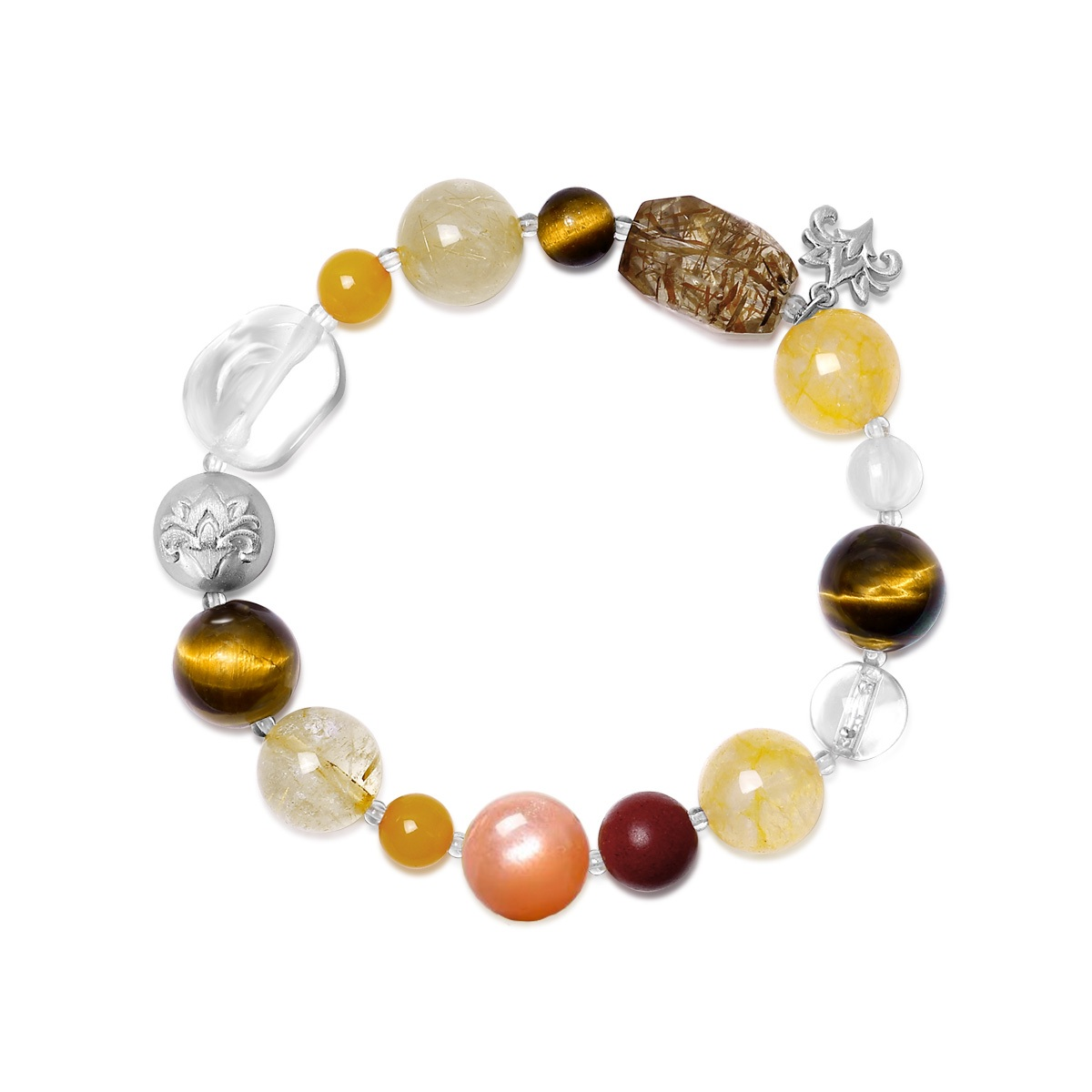 Honeysuckle crystal bracelet-Sixi