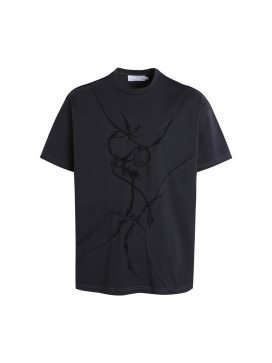 Chain cracks and dark patterns
Thorns Deconstructed T-Shirt Black
