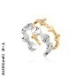 THE OPPOSITE TO gold and silver combination ring TO G&S RING