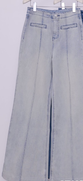 Trousers white blue