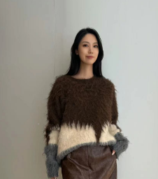 plush pullover sweater - Image 1