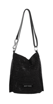 MOSS woven bucket small carbon black