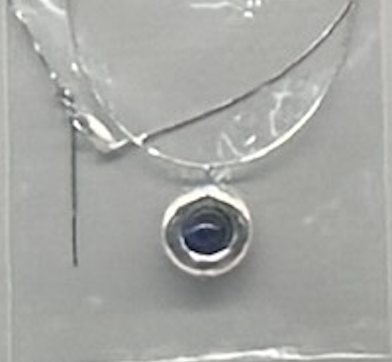 Seven Chakra Single Bead Series Necklace-Indigo