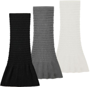 H Tension Micro Texture Super Stretch Knit Skirt Mermaid Design Elegant Slim Women's Skirt Black