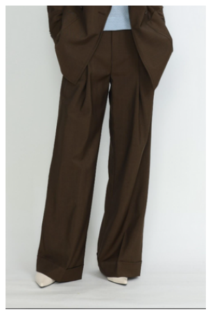 brown trousers