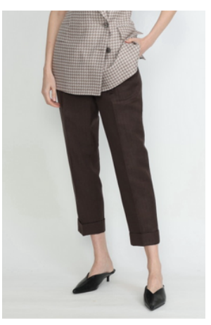 brown trousers