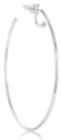 Dislocated Hidden Diamond Two-Wear Single Metal Earring (Large Size) Silver