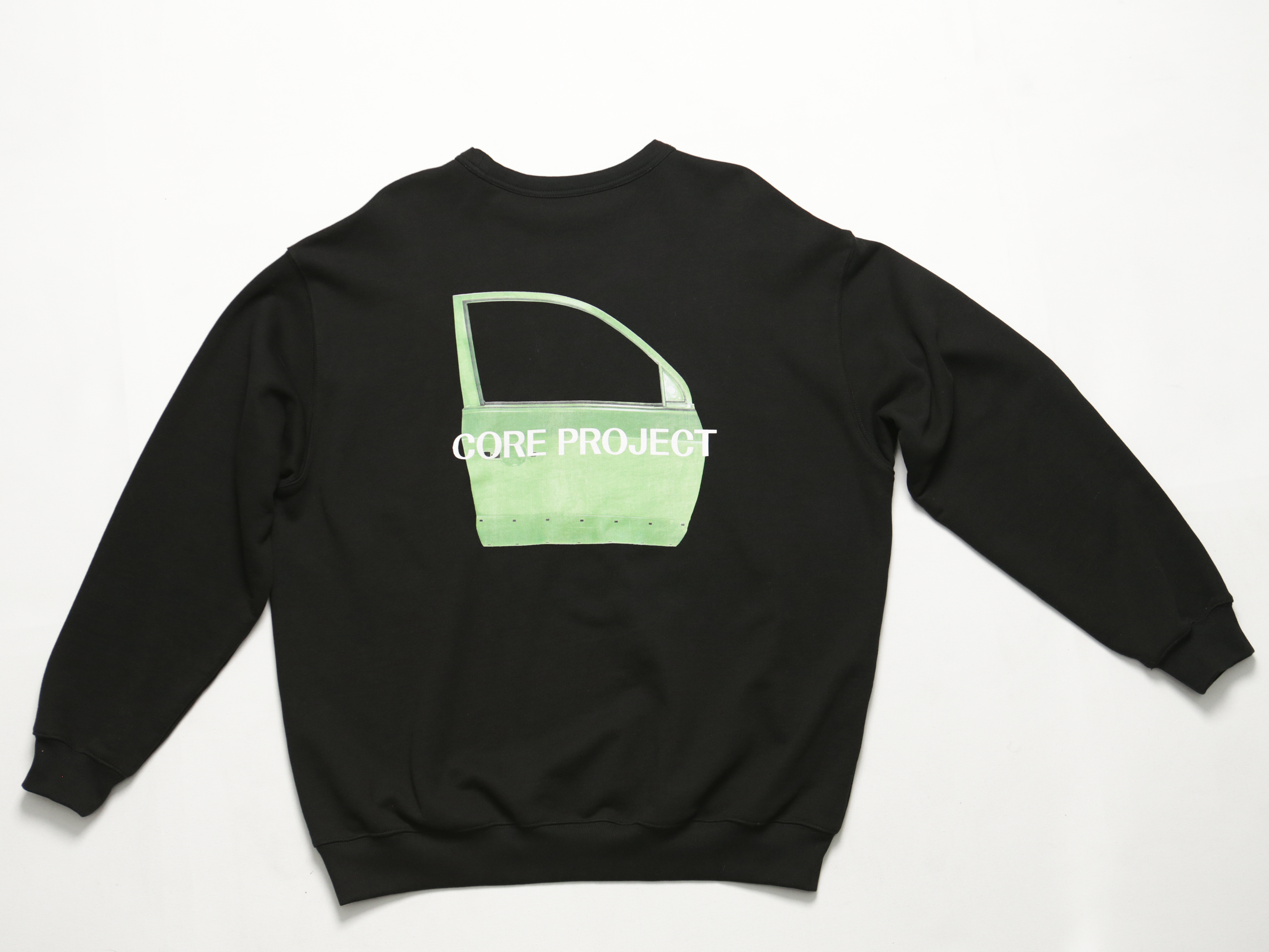 OVERSIZE crew neck sweatshirt black