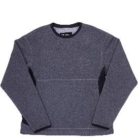 Knitted wool-like top with chiseled lime