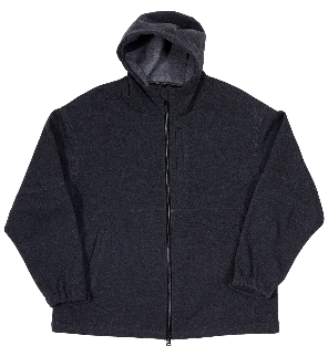 Knitted wool-like jacket chiseled lime