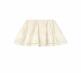 Apricot double layer lace
Trim pleated high waist
umbrella skirt