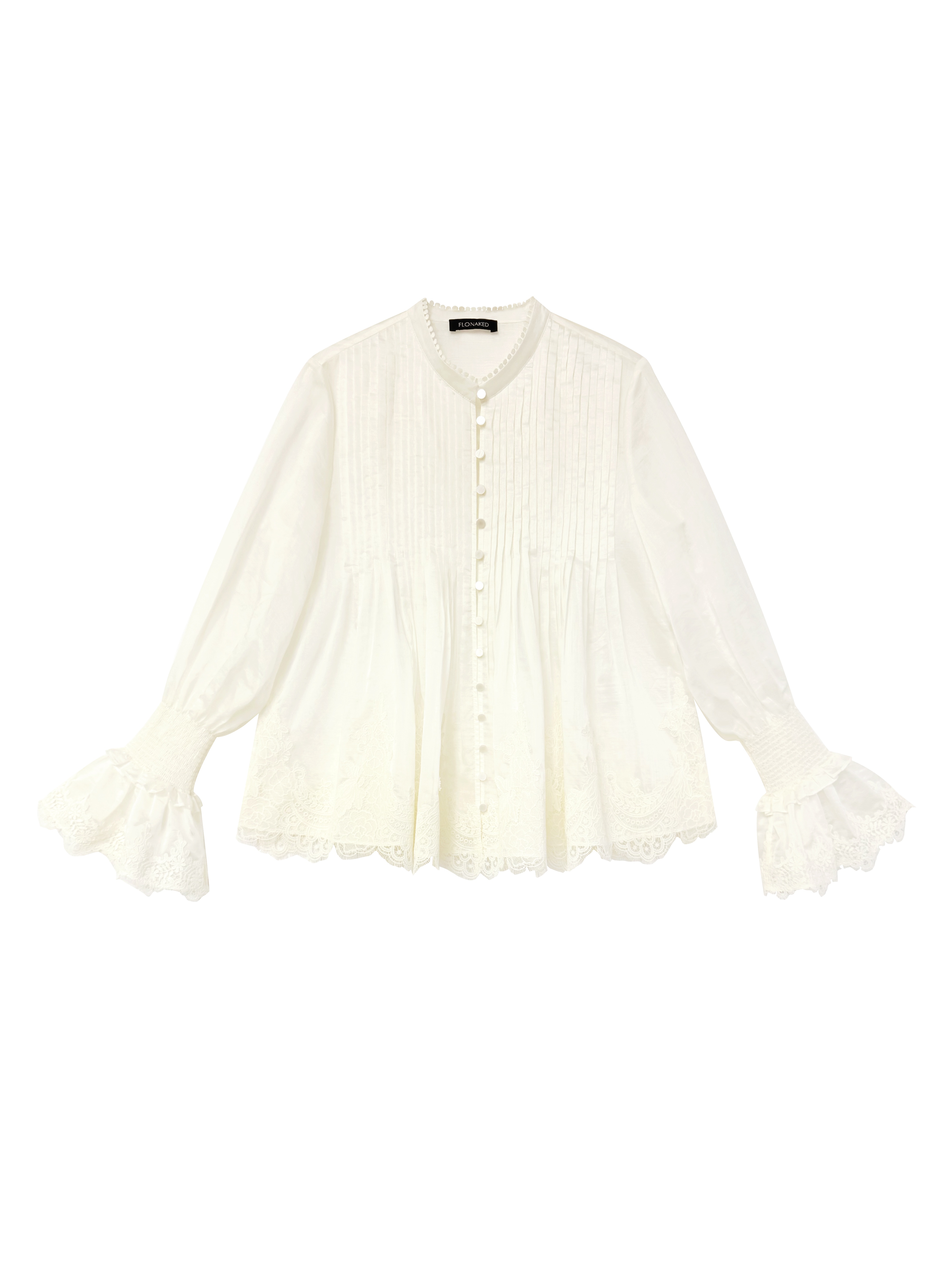 Mi Xing Organ Pleats
Lace long sleeve lining
clothes