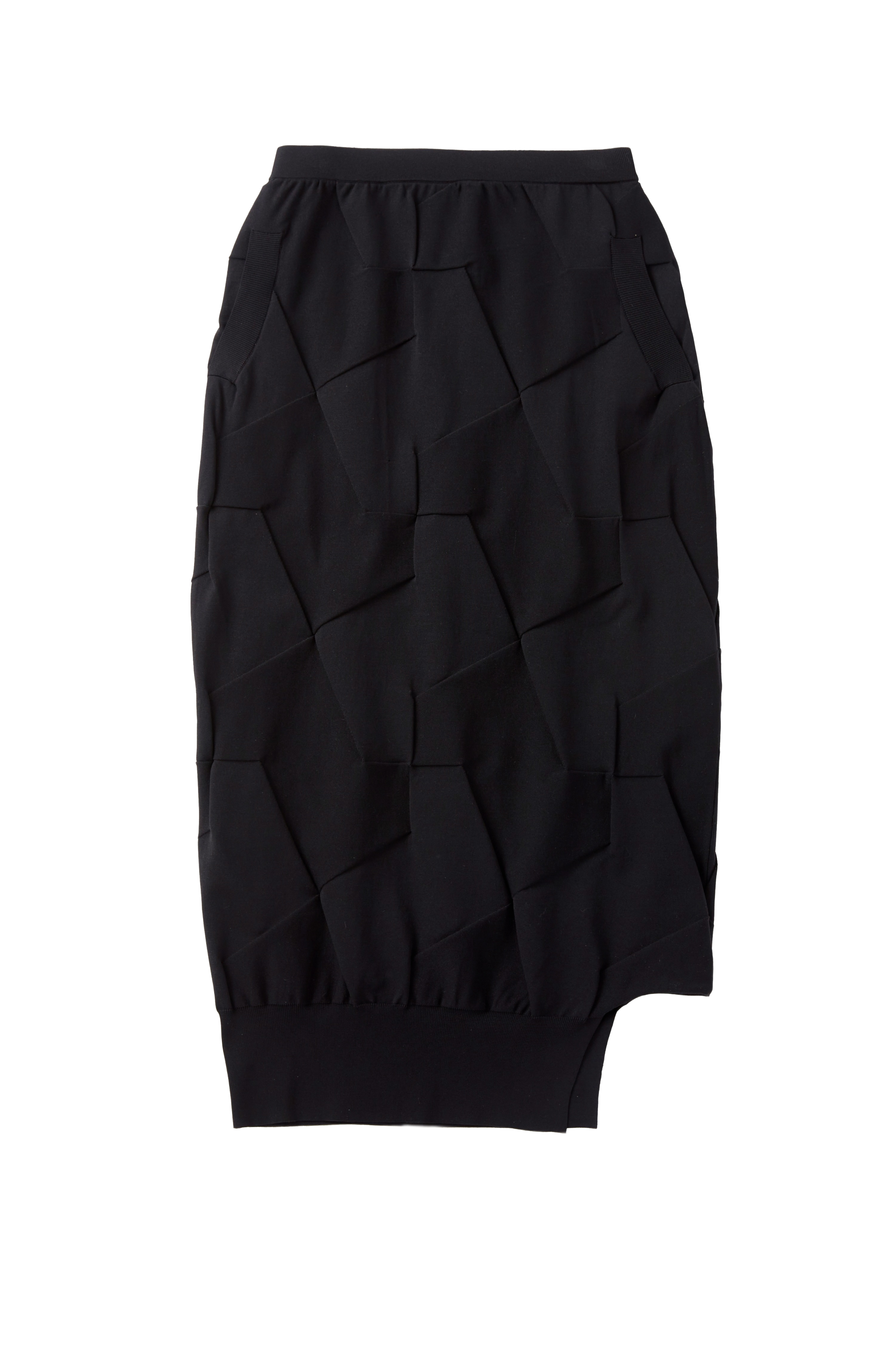 Box bottom knitted skirt