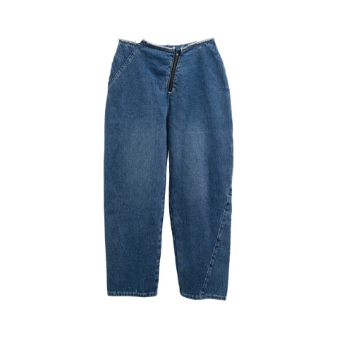 deconstructed jeans