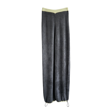 Intercolor knitted casual pants