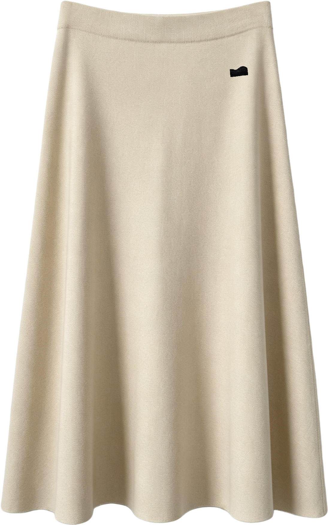 Drapey knitted skirt