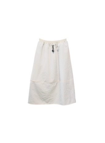 Two-tone double-sided cocoon skirt
