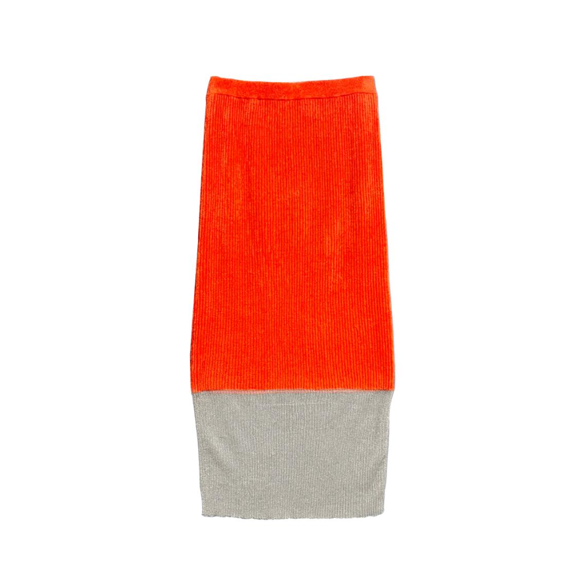 Ultra-light sheer knitted skirt