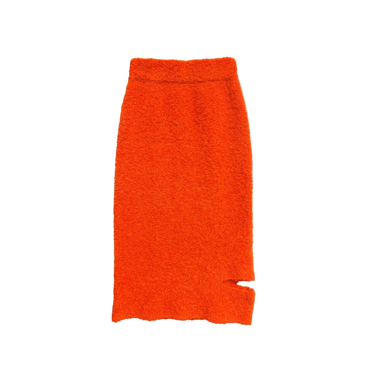 open knitted skirt