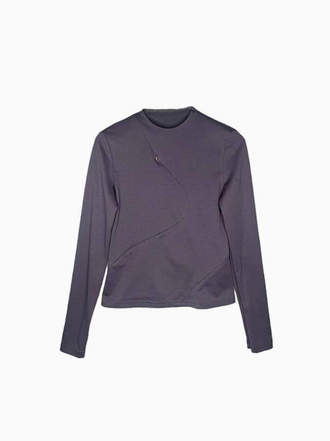 curve zip top
